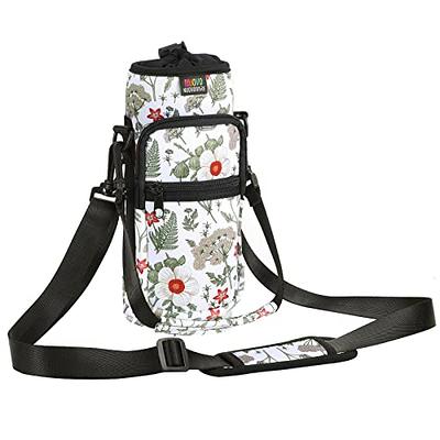 Adjustable Water Bottle Carrier Bag For Hiking, Traveling, And