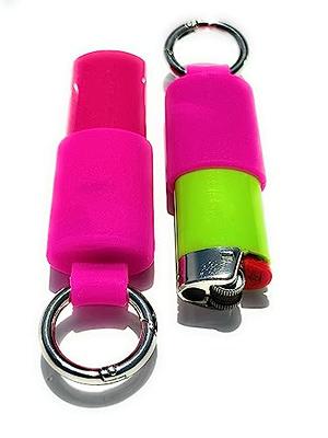 Lighter Locators - Water-Resistant Lighter Case, Keychain Lighter Holder  for Outdoors, 16 Colors, Lighter Keychain Accessories, Lighter Sleeve  for BIC Lighters