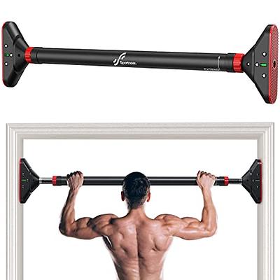  HARDYROAR Pull Up Bar - Safe Locking Home Doorway Chin Up Bar  - No Screw Installation, Upper Body Workout, 29.5 to 37.5 Inches Adjustable  Width : Sports & Outdoors