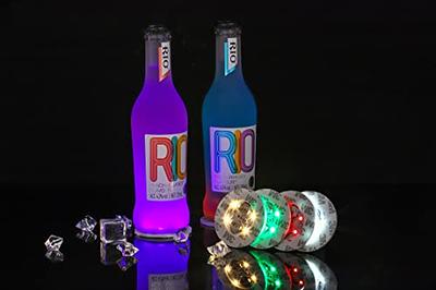 Stickers Led Light Bottles, Wine Coasters Stickers