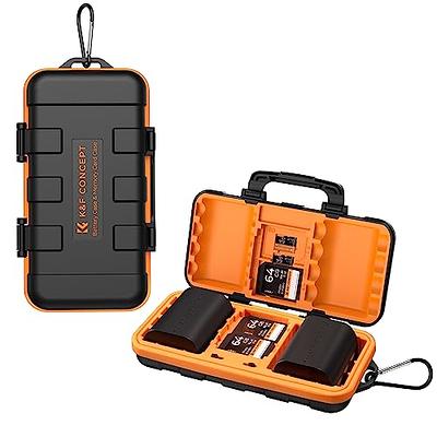 GiGimundo SD Card Holder, Waterproof Anti-Shock Memory Card Case