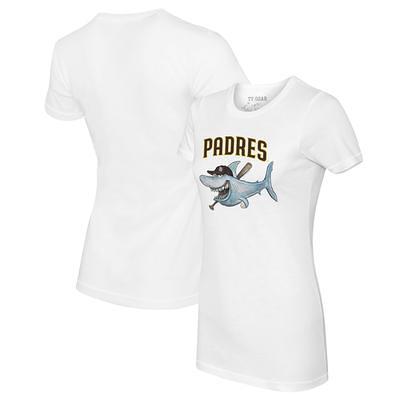 San Diego Padres New Era Women's Colorblock T-Shirt - White