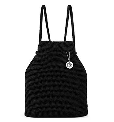 The Sak Dylan Small Backpack | Hand Crochet - Black