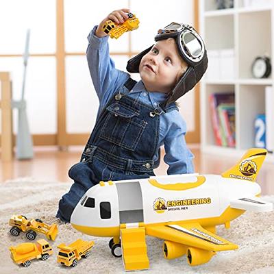 Transport Cargo Airplane Toddler Airplane Toys With Lights And