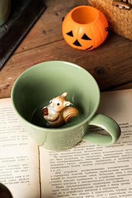 Ceramic Hidden Animal Mugs Coffee Cups with Tails Creature Cups Hidden  Creatures Tricky Business