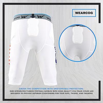  Wearcog Rival Adult Football Girdle for Men, 7 Padded