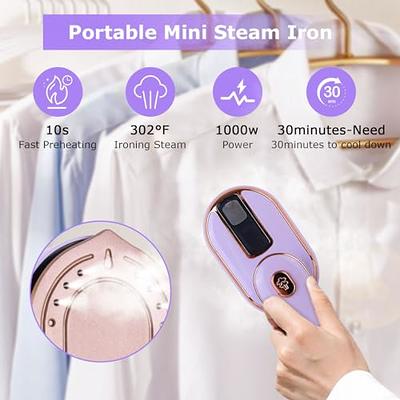 Portable Mini Ironing Machine, Travel Mini Steam Iron, Mini Steam Iron for  Clothes, Mini Garment Steamer Steam Iron for Clothes, Handheld Steam Iron