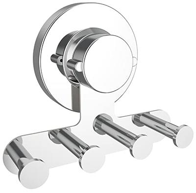 Shower Suction Cup Hooks, LUXEAR 4 Pack Razor Holder for Inside