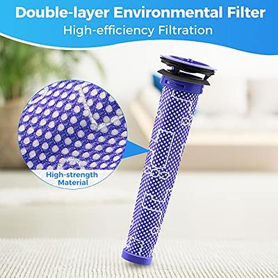 V6 Hepa Filter & V6 Vacuum Pre Filter, Replacement Filter Kit For