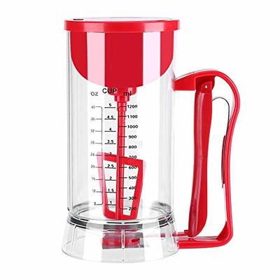 Chef Buddy Pancake Batter Dispenser Cup - with Spring-Loaded