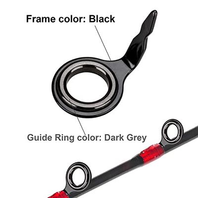 60Pcs Sturdy Fishing Rod Guides Pole Tip Repair Rod DIY Eye s- 