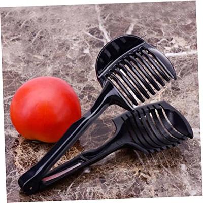 RORPOIR 4 Pcs Tomato Slicers for Home Use Egg Slicer Fruit Slicer Cutter  Multifunctional Vegetable Cutter Multi Egg Slicer Onion Holder for Slicing  Vegetable Slicer Cutter Manual Black - Yahoo Shopping