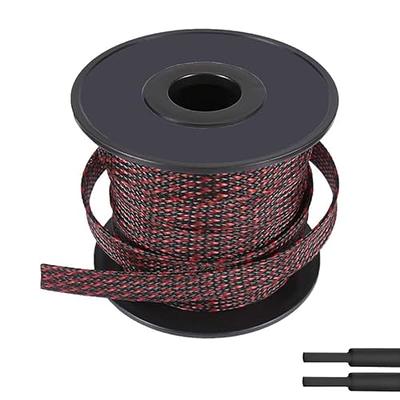 Braided - Cable Sleeves - PET Expandable Wire Loom 1/2-100ft, Braided Wire  Hider Mesh, Cord Management Organizer for USB Power Video Cable, Flexible