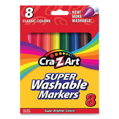 Cra Z Art Super Washable Markers Fine Tip Assorted Barrel Assorted Ink Pack  Of 10 Markers - Office Depot