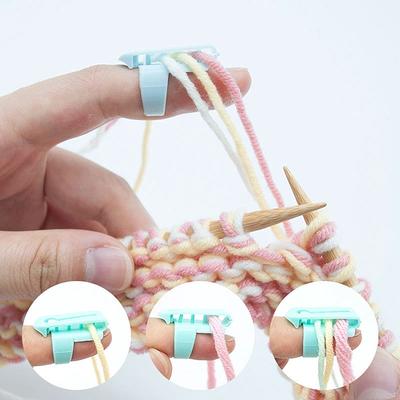 3pcs Adjustable Braided Ring Crochet Rings Knitting Finger Rings Knitting  Ring