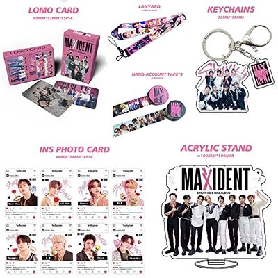 KPOP Stray Kids Album MAXIDENT Gift Box Photocard Keychain Tape Lanyard  Sticker Acrylic Stand Gift Packages Fans Collectibles