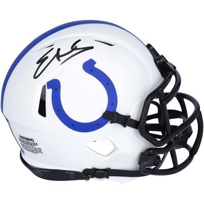 Peyton Manning Autographed Signed Colts Lunar Speed Mini Helmet-Fanatics  Blue