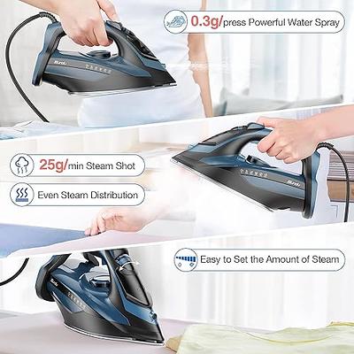 Utopia Home Steam Iron for Clothes With Non-Stick Soleplate - 1200W Clothes  Iron With Adjustable Thermostat Control, Overheat Safety Protection 