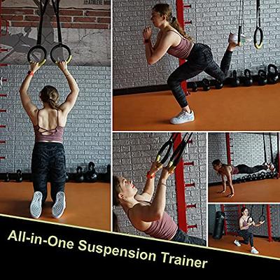 Pull up Gym Ring - Adjustable Strap Workout Gymnastic Ring For Home Gym  Training