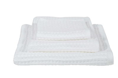 Uchino Waffle Twist Bath Towel - Linen