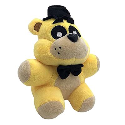  10in Purple Hat Golden Freddy Plushie - Soft Stuffed