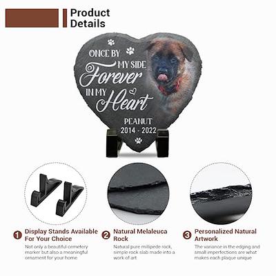 J Pawfect House - Don't Cry for Me I'm OK!! - Upload Image - Personalized Keychain, Pack 1 Dog Memorial Gifts Cat Memorial Gifts Cemetery Decorations