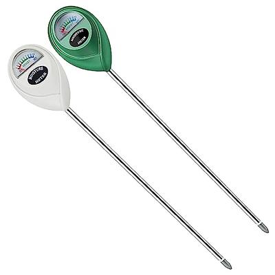 Soil Moisture Meter, Plant Moisture Monitor for Garden, Lawn, Farm, Indoor and Outdoor, Green, No Battery Required