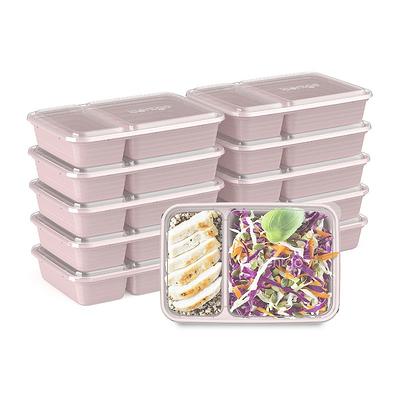 Bentgo Prep 10-pc. 2-Compartment Container Set, Pink, 3 CUP