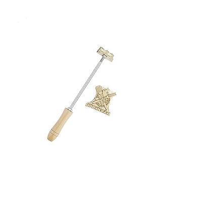 Custom Electric Wood Branding Iron,350W For Creative Cake/Wood/Leather  Branding Stamping Embossing Soldering Iron with Stamp (Electric iRon Only)