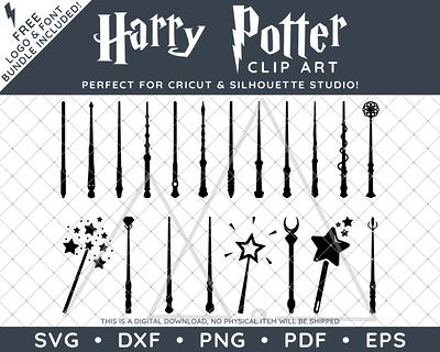 harry potter clip art black and white