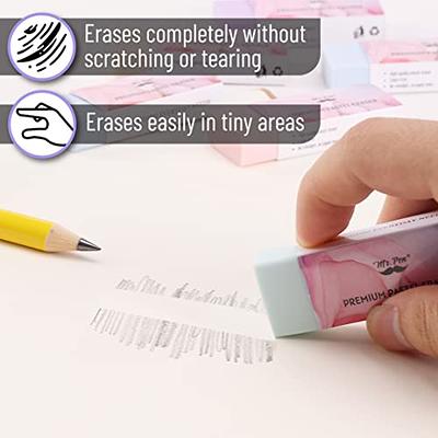 Mr. Pen- Erasers, Pack of 24, Premium Eraser, Pencil Erasers, White Eraser, School Supplies