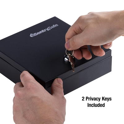 SentrySafe DS-1 Portable Security Safe with Key Lock, 0.04 cu. ft., Black -  Yahoo Shopping