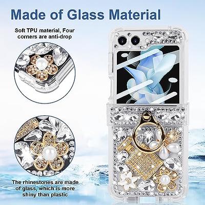  For Galaxy Z Flip 5 Case with Strap, Cute Z Flip 5