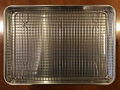 Hamilton Housewares Stainless Steel Cooling Rack - Heavy Duty and