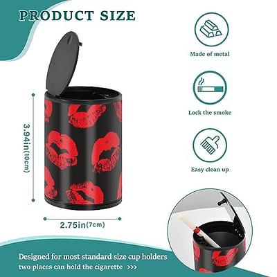 Portable Smokeless Car Ashtray Outdoor Ashtrays for Cigarettes Patio  Prevent Cigarette Soot From Falling Indoors and Outdoors Metal Ashtray with  Lighter And Lid Car Ashtray with Lid Smell Proof - Yahoo Shopping