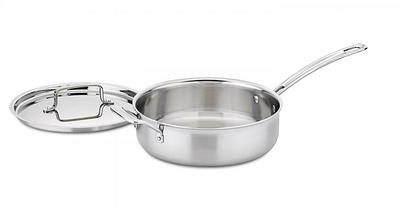 New Calphalon Tri-ply Stainless Steel 1.5 Qt Sauce Pan And Lid -8701 1/2