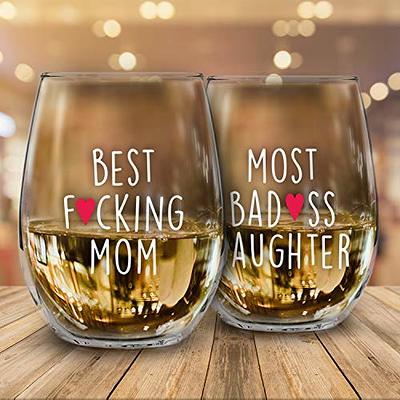 Mom Wine Glass, Reasons to Wine Glass, Mother's Day Wine Tumbler, Engraved  Gift, Gift for Mom, Funny Wine Glass, Stemless Wine Glass Tumbler 