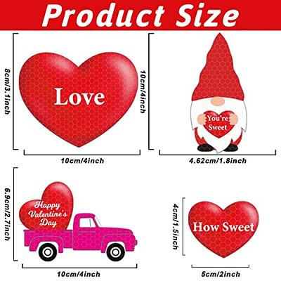 28pcs Valentine's Day Car Magnets Kit, Reflective Heart Shape Fridge  Refrigerator Magnetic Stickers Automotive Garage Door Magnets for  Valentine's Day Party Wedding Decorations Favors Supplies - Yahoo Shopping