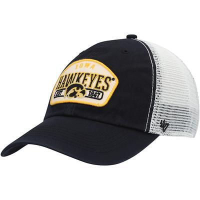 Men's '47 Black Iowa Hawkeyes Panama Pail Bucket Hat