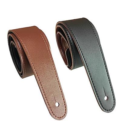 Guitar Leather Strap for Electric Acoustic Guitar Bass 