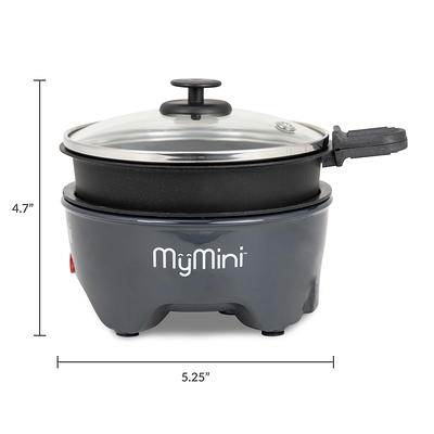 MY MINI NOODLE COOKER & SKILLET Black 5 skillet 260 Watts Non-Stick ~NEW