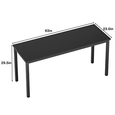 Home Office Desk-63 inch Large Computer Desk Table for Black