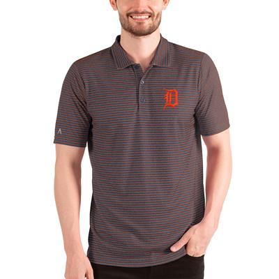 Antigua Men's Detroit Tigers Tribute Short Sleeve Polo Shirt