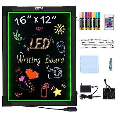  Kookoosmart LED Writing Message Board, Neon Glow Drawing  Board, Light Up Flashing Box Message, Erasable Board Arts and Acrylic Kids  Crafts Doodle, For Children's Day/Shop/School/Bar/Cafe (40×30CM) : Office  Products