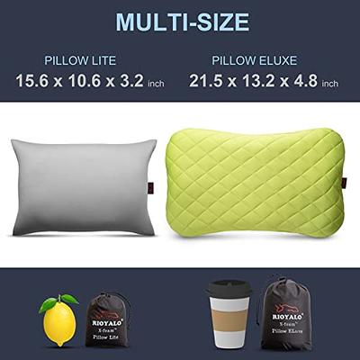 PATIKIL Camping Pillow, 2 Pack Portable Camp Beach Pillow