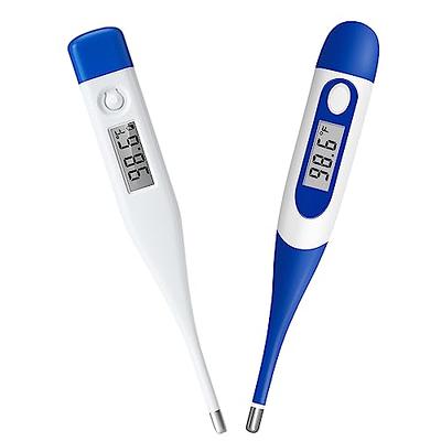 Digital Underarm Thermometer, Celsius And Fahrenheit Two Displays, Soft  Tip, Oral Body Temperature Outlet, Adult And Child Thermometer