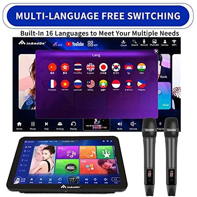 15.6 5 In 1 Portable Touch Screen Karaoke System