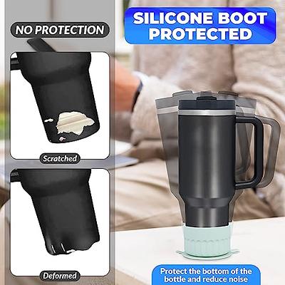 HeyMoly 4 Pack Silicone Bumper Boot for Stanley 40oz Tumbler With