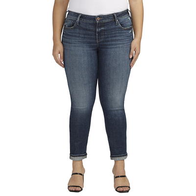 J. Jill Pure Jill Slim-Leg Indigo Knit Jeans