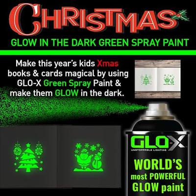 GLO-X Glow In The Dark Spray Paint (10.6 oz Can) Clear Spray Paint